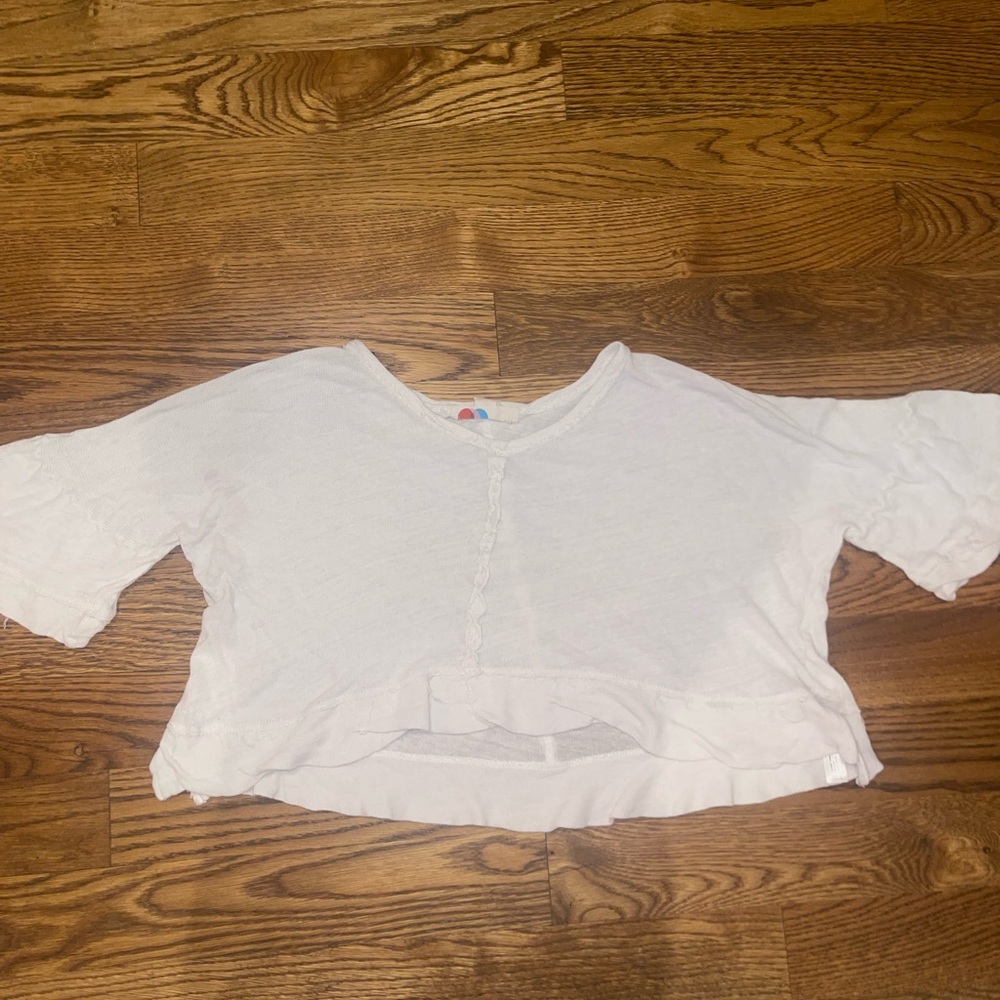 Free People Beach White Top Size XS